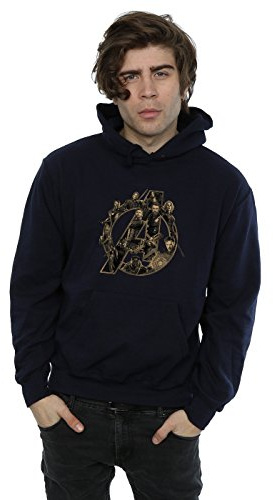 Marvel Men's Avengers Infinity War Marvel Logo Hoodie
