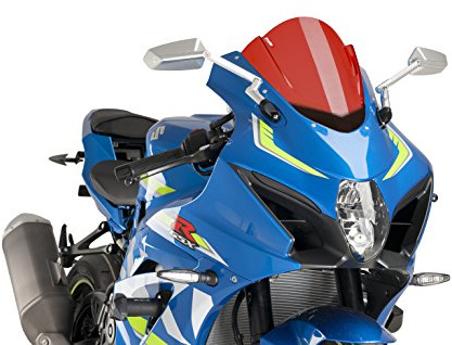 Puig 9013R Z-Racing Scheibe optimierte Aerodynamik, Rot