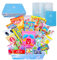 Japanese Snacks & Candy Box & English Pamphlet 30 x Dagashi Sweets Candy Valentines Gift