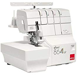 Elna Overlock 864air - mit Lufteinfädelsystem Benutzerfreundlich mit Einer Besonderen Funktion