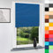Aluminium Jalousie nach Maß, Endloskette, Kette, Monocomando, Maßanfertigung, für Fenster und Türen, Alu, Fenster, Klemmfix ohne Bohren (Blau, Höhe: 180cm x Breite: 180cm)