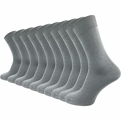 GAWILO Socken aus 100% Baumwolle (10 Paar) | Ohne drückende Naht, mit venenfreundlichem Komfortbund | Baumwollsocken für Damen & Herren
