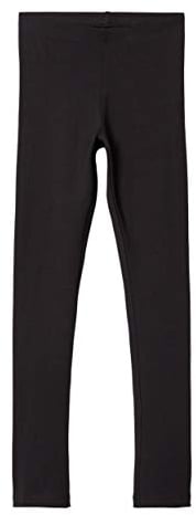 NAME IT Mädchen Basic-Leggins Bio-Baumwolle schwarz 122