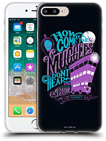 Head Case Designs Offizielle Harry Potter The Knight Bus Deathly Hallows XVIII Gel Handyhülle Hülle [Militärischer Schutzgrad] Kompatibel mit Apple iPhone 7 Plus/iPhone 8 Plus