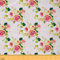 Feelyou Romantischer Blumenstoff von The Yard, Vintage-Natur-Thema, Polsterstoff für Stühle und Heimwerker-Projekte, frische Rosen, dekorativer wasserdichter Stoff, 91 cm, rosa grün
