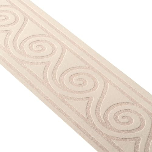 A.S. Creation | Only Borders 11 | 384058 | Vliesbordüre | Streifentapete | 5.00 x 0.08 m | Beige | Tapete