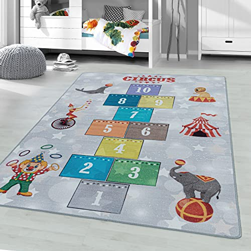 Giancasa Spielteppich Kinderteppich Kinderzimmer Kurzflorteppich Piraten