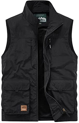 Btmpmcs Herren Outdoor Weste Leicht Atmungsaktiv Schnelltrocknende Anglerweste Freizeitweste mit Vielen Taschen Sommer Ärmellose Jacke Winddicht Sport Multifunktionsweste für Camping Fotografie