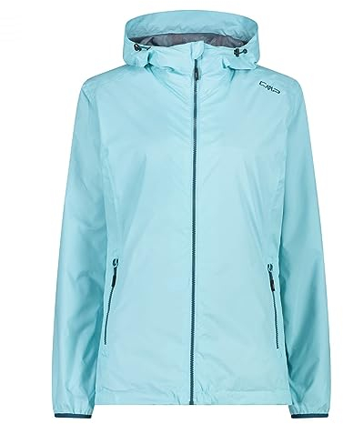 CMP - Giacca Donna con Cappuccio Antipioggia, Acqua, M