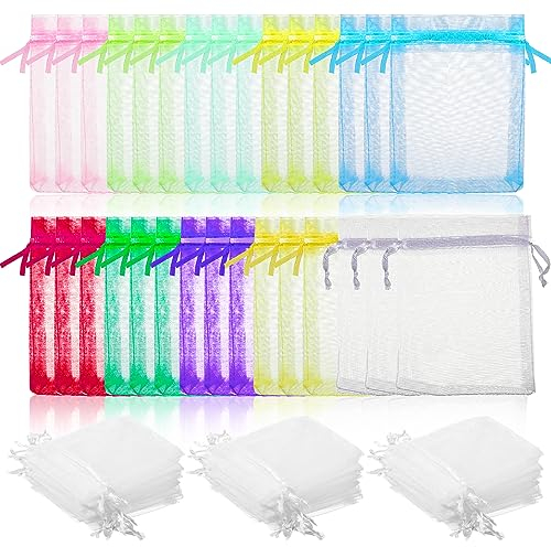 Acooruiteng 30 Stück Organza-Beutel mit Kordelzug, kleine Organza-Beutel, Premium-Schmuckbeutel, Organza-Geschenkbeutel, perfekt für Hochzeit, Festival, Party, Weihnachten, Geburtstag, Jahrestag