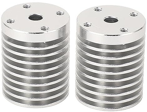 2Pcs Hotend Heatsink for V6 3D Printer, Aluminum Heat Sink Extruder Replacement for 0.1 0.2 3D Printer