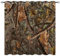 YUANZU Wald Tarnung Vorhänge Nadelbaum Eiche Zweige Jagd Ösen Gardinen mit Blickdichte Vorhang Kälteschutz Blackout Curtain Wohnzimmer Schlafzimmer Verdunkelung Fenster, 2 Stück, H 213 x B 200 cm
