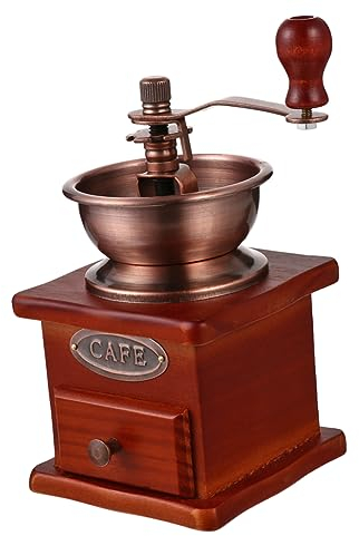 BESTonZON Manual Bean Hand Grinder for Espresso Coffee Beans Grinding Machine Classic Design Hand Grinding Machine for Coffee Grinder Use