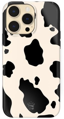 VELVET CAVIAR for iPhone 14 Pro Max Case Cow Print - Compatible with MagSafe - 10ft Drop Tested