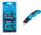 OX Pro Dual Auto Lock Tape Twinpack - 5m / 16ft & P224301 Pro Heavy Duty Fixed Blade Folding Knife, Blue/Black
