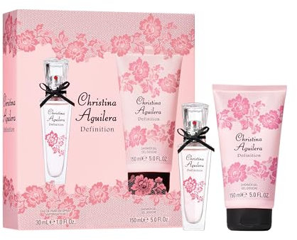 Christina Aguilera - DEFINITION 30ml Eau de Parfum, 2-teiliges Duftgeschenkset, blumiges Parfum, luxuriöses Geschenkset für Frauen