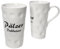 1 x Pälzer Dubbetass 0,5 L - Dubbetasse mit Aufdruck - Pfalz Tasse, XXL Kaffebecher (weiß)