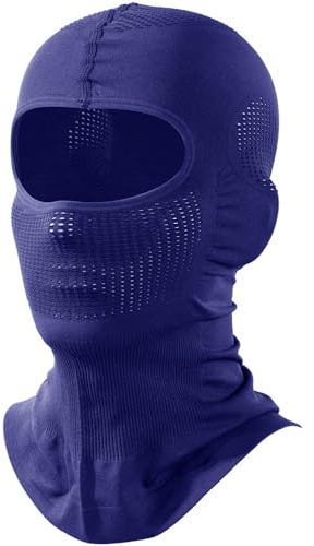 WTACTFUL Sturmhaube Motorrad Sommer Atmungsaktiv Sturmmaske Blau Balaclava Ski Maske für Motorrad Fahren Snowboarden Herren/Damen