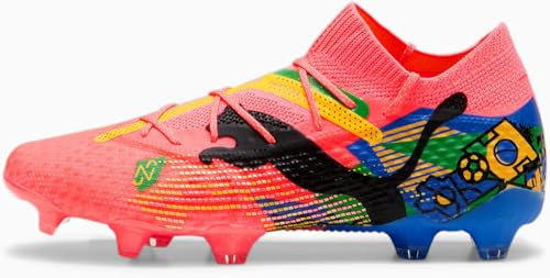 PUMA Nmj X Future 7 Ultimate Firm GroundArtificial Ground - Tacos de fútbol para hombre, suelo firme, color rosa, talla 12 M