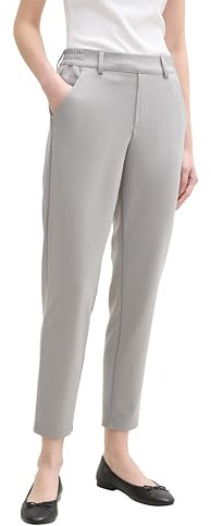 TOM TAILOR Denim Damen 1021175 Relaxed Fit Hose, 35770-grey Fog, L