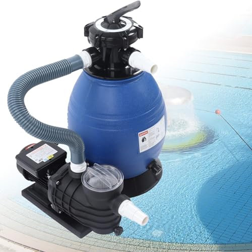 Sand Filter Swimming Pool Filter,13 Above Ground Pool Filter with Pump - Filter up to 10,000GAL Above Ground Swimming Pool