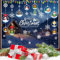 95 Fensterbilder Weihnachten -Fensterbilder Weihnachtskugeln, Weihnachtsdeko Fenster,Weihnachten Deko, Selbstklebend, Weihnachtsfenster Bilder, Fensterdeko, Fensteraufkleber