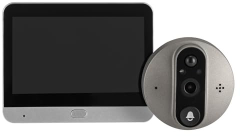 Haustürklingel Türklingel Ring Chime Klingel Drahtlose Video Türsprechanlage mit 1080P Kamera Nachtsicht WLAN Innenstation Außenstation für Sicherheit Zuhause