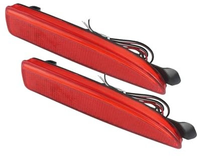 VFVCTGHZ Auto-Heckstoßstangenreflektor Rückstoßstangenreflektor Rücklicht Bremslicht Nebelscheinwerfer Für M&azda 2 DY 2003-2007