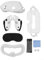 For Meta Quest3s Silicone Cover Bundle 7 Essential Accessories Including Protective Case and Comfortable Nose Pad for VR Gaming (White)
