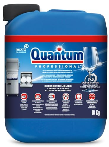 Finish Quantum Professional Detergente líquido para uso profesional - 10L | Detergente líquido para uso profesional. Eficacia Finish profesional