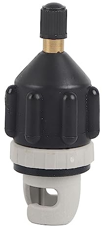 plplaaoo Paddelbrettluftpumpen -Ventiladapter -Konverteranschluss aufblasbare Bootszubehör Hochwertige Messinggummi -Gummi -Material Schwarze Farbe für Kanus Gummiboote aufblasbare Betten