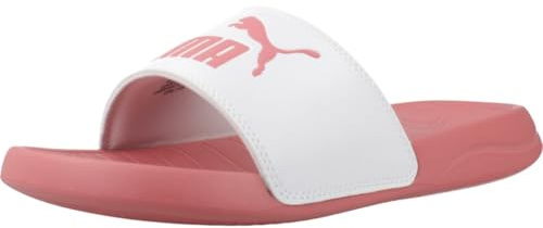 PUMA Popcat 20 JR Sandales à enfiler, blanc-rose sauvage, pointure 38, Puma Blanc et rose sauvage, 38 EU
