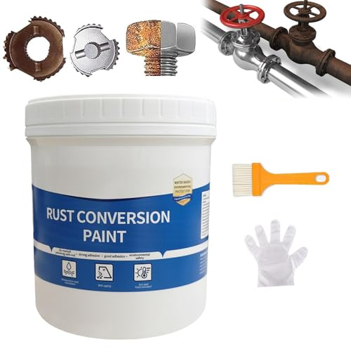 Convertisseur De Rouille,Peinture Anti Rouille,Anti Rouille Voiture,Convertisseur Rouille et Apprêt Métal,Traitement Antirouille pour Voitures,pour Voitures,Portails Outils Surfaces Métalliques