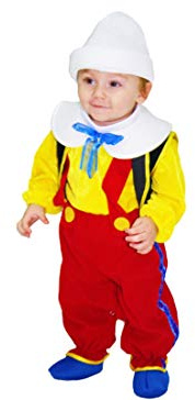 pega sus 5597 - Costume da Pinocchio per Neonati Varie Taglie (10/12 Mesi)