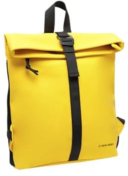 New Rebels Mart Los Angeles Wasserabweisender Rucksack – 7l Rolltop – Modische Tasche Für Jedes Abenteuer – Wasserabweisender Rucksack Unisex - Yellow