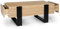 IDMarket - Table Basse rectangulaire Phoenix avec tiroirs 100 cm Bois et Noir