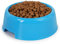 Pulabo - Gamelle ronde en plastique pour chat et chien - Récipient pour nourriture et eau - Pour l'intérieur et l'extérieur - Bleu - Durable - Créatif