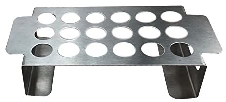 Tubayia Grill Rack Räucherofen mit Griff Gemüse Fleisch Garnelen Meeresfrüchte Camping Picknick BBQ