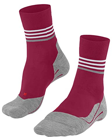 FALKE Damen Laufsocken RU4 Endurance W So Baumwolle Funktionsmaterial antiblasen 1 Paar, Rot Rose 8564, 39-40