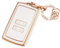 Koaudb Coque de clé pour Voiture pour Clio Megane Koleos Kadjar Talisman Captur Espace Dacia Duster 4 Boutons Coque Clé Télécommande Coque de Protector étui carte dacia avec porte-clés(R-Rnl-W)