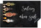 KitchenYeah© Herdabdeckplatte Induktion Schutzmatte Küche Herdabdeckung Ceranfeld Induktionsmatte Cerankochfeld Abdeckung Zitate & Sprüche - Salzig aber süß - 81x52 cm