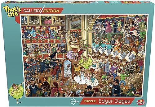 Goliath That's Life Gallery Edition: Edgar Degas, Puzzle mit 1000 Teilen für Kinder ab 7 Jahren
