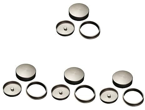 MAGICLULU 4 Sets Tee Blechdosen Aus Aluminium Mit Schraubverschluss Und Breiter Öffnung