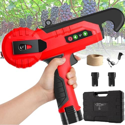 SOYPAX Elektrische Anlage Bindemaschine, elektrische Anlage Bindemaschine für Trauben Tomaten Himbeeren und Vining Gemüse, Weinberg Tools&Plant Ties