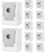 12 Sacs d'aspirateur pour iRobot Roomba i7 i7+ j7 j7+i3 i3+ i4 i4+ i6 i6+ i8 i8+S9 S9+ E5 E6 E7, Sacs à Poussière, d'accessoires Rechange pour iRobot Roomba Aspirateur