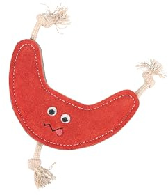 Benji & Flo Crazy Faces Dog Toys, Bounce Back Boomerang