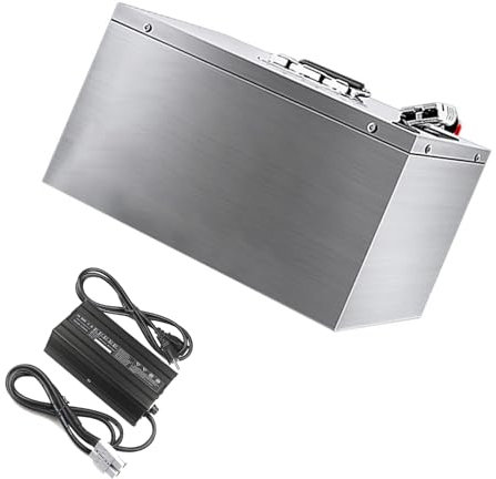 JHKJ 48 Volt 65AH Motorradbatterie 60V 55AH Lithiumbatterie 72V 55AH Lithiumeisenphosphatbatterie 48V 60V 72V E-Bike-Batterie für 1500W-3500W Motorkits mit Ladegerät,48v40ah
