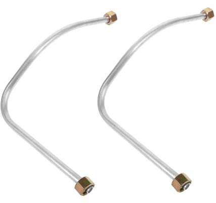 jojofuny 2pcs Aluminum Versatile Air Compressor Exhaust Pipe Replacement Air Compressor Gas Pipe Compressor Parts Compressor Air Piping Air Hose Quick Connect