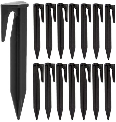 100 Stück Erdnägel für Mähroboter Begrenzungskabel,Rasenmäher Zubehör,Haken Nägel Heringe Erdspieße Nagel,Heringe Draht-Befestigung,für Rasenroboter,Zelt,Camping