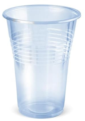 NIEVAN 50 Pack Blue Plastic Cups 9oz | Reusable Drinking Glasses | Durable Party Cups for Water, Beer, Cocktails, BBQ, Picnics, Events, Restaurants & Catering Supplies